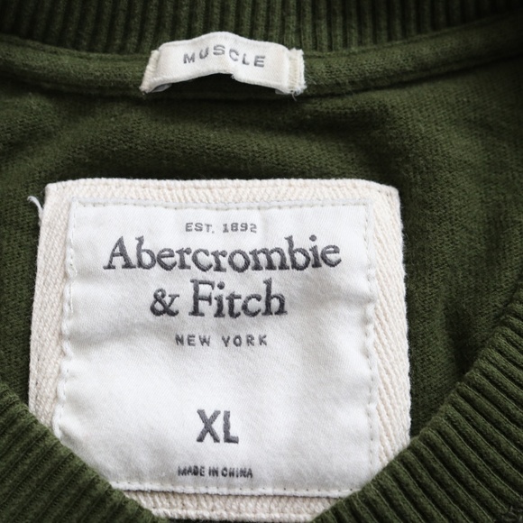 Abercrombie & Fitch men's green sweater -AC - Picture 5 of 5
